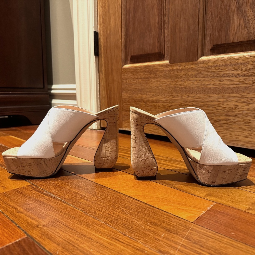 Si Rossi Womens Cork Platform Shoe